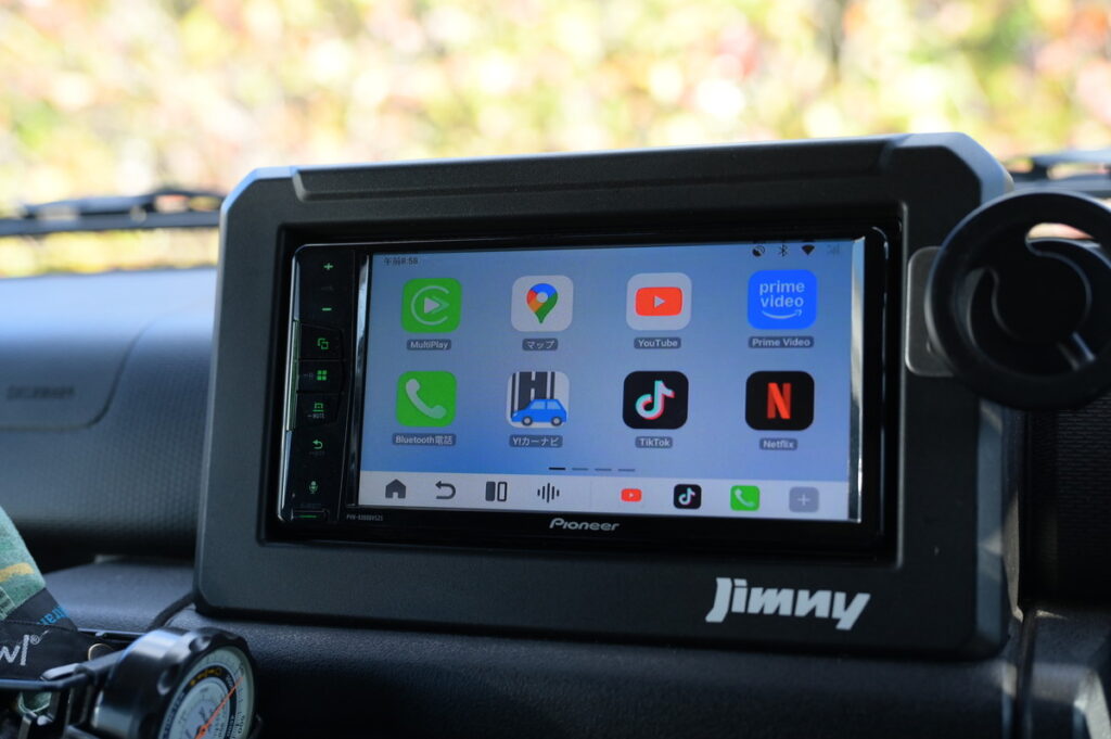 オットキャストP3 Proを実際のナビで動かしている様子