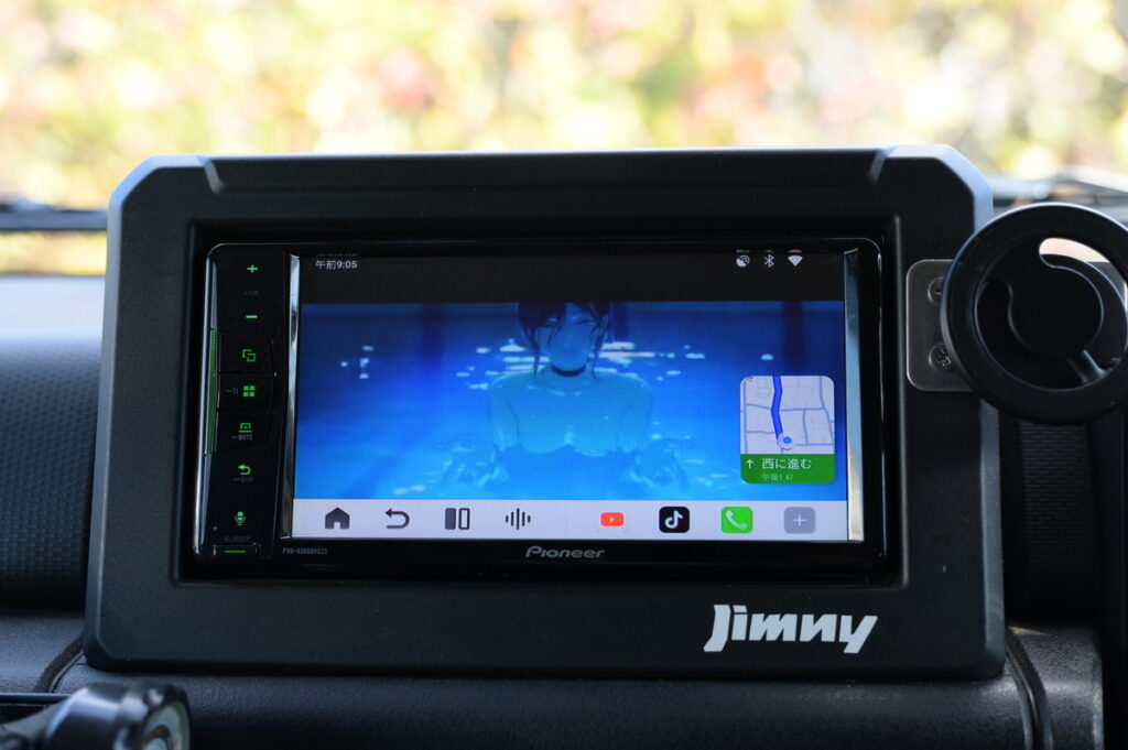 オットキャストP3 Proを実際のナビで動かしている様子