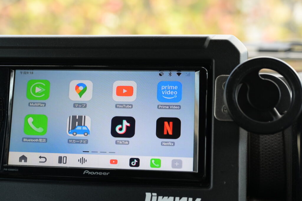 オットキャストP3 Proを実際のナビで動かしている様子